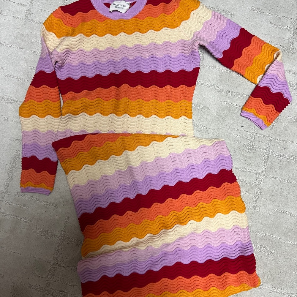 Colorful Striped Maxi Dress - Picture 4 of 5